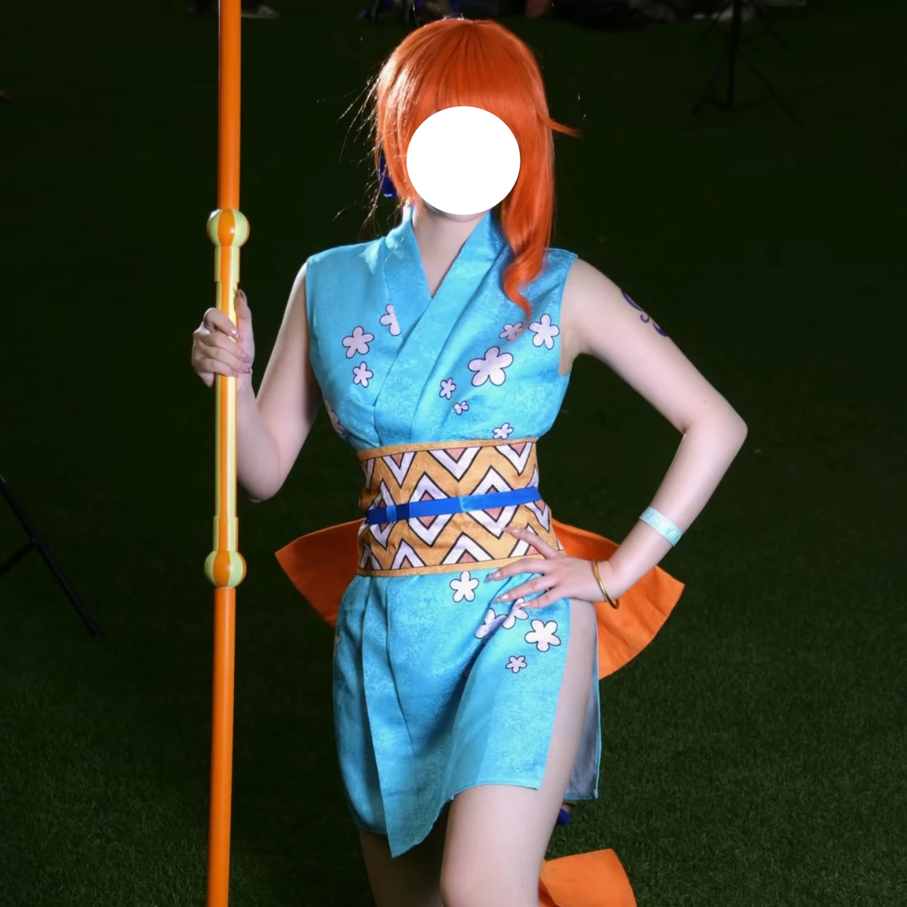 Kostum Cosplay Nami Wig Pakaia - Anime Cosplay One Piece ulasan dan harga